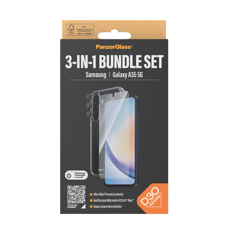 PanzerGlass 3-In-1 Protection Bundle - Samsung Galaxy A35 5G (B0469+7357)