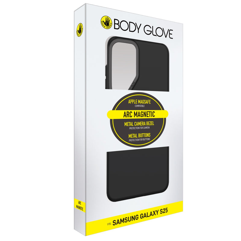 Body Glove Arc Case - Samsung Galaxy S25 - Black (BGARC-GXYS25)