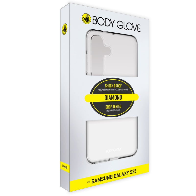 Body Glove Diamond Case - Samsung Galaxy S25 - Clear (BGDIA-GXYS25)