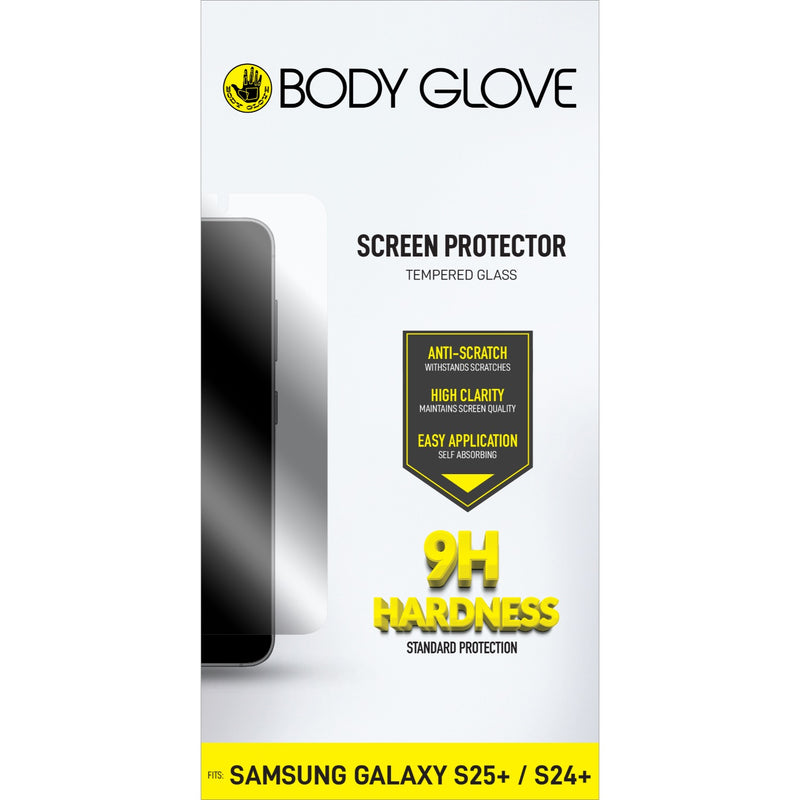 Body Glove Tempered Glass Screen Protector - Samsung Galaxy S25+ - Clear (BGSGFGTG-GXS25P)