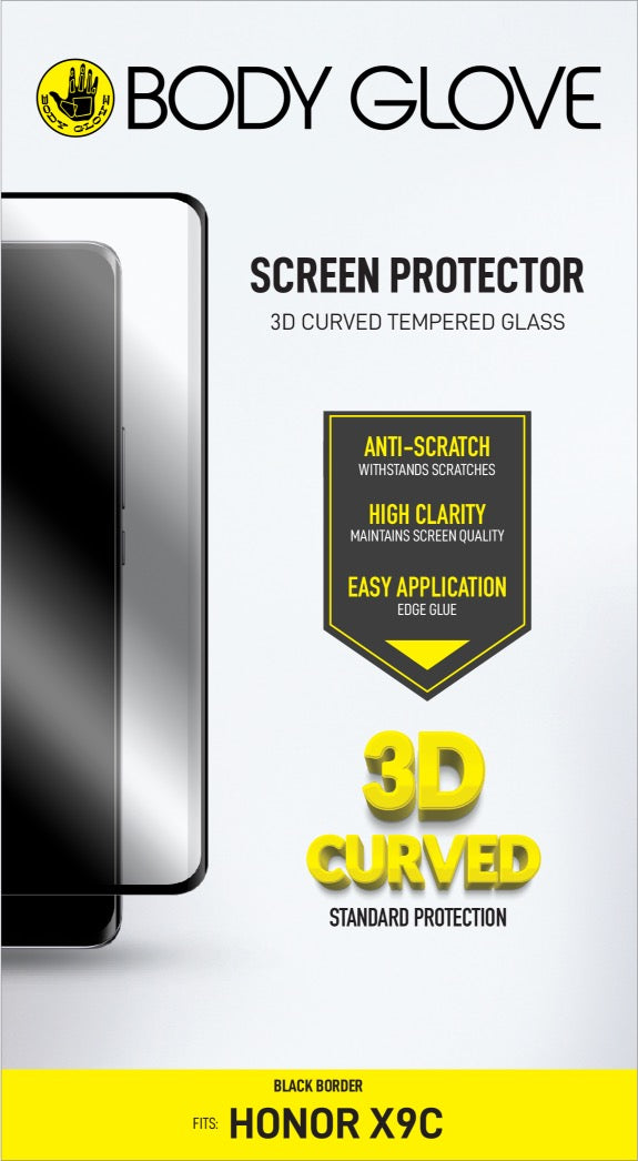 Body Glove 3D Tempered Glass Screen Protector - Honor X9c (BGSGTG-HONX9C)