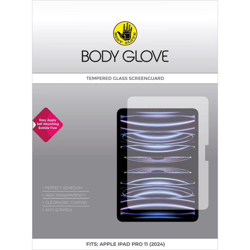 Body Glove Tempered Glass Screen Protector - Apple iPad Pro 11 (2024) - Clear (BGSGTG-IP1124)