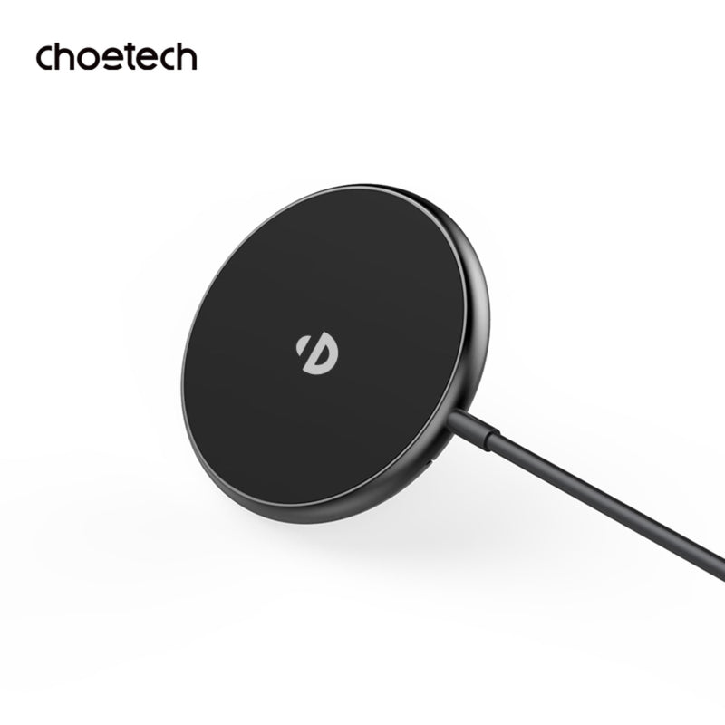 Choetech Fast Wireless Charger With Stand T697-F 15W - Black (CHO-T697-F-BK)