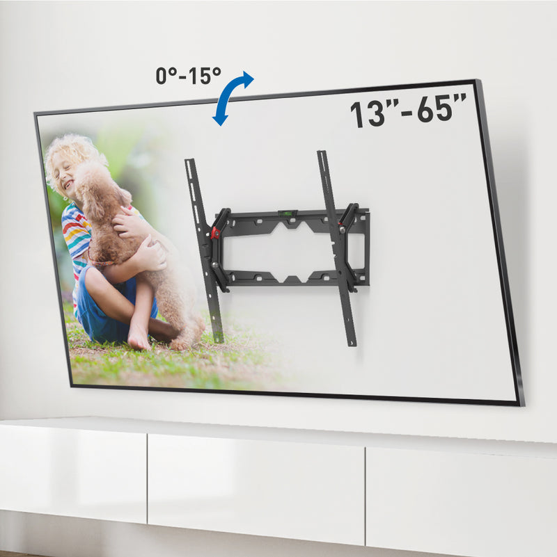 Barkan Fixed Mount With Tilt - Up to 65"