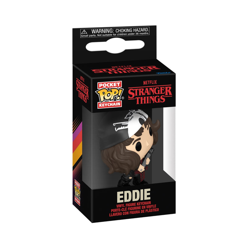 Funko Pop! Pocket Keychain: Netflix Stranger Things - Eddie With Guitar