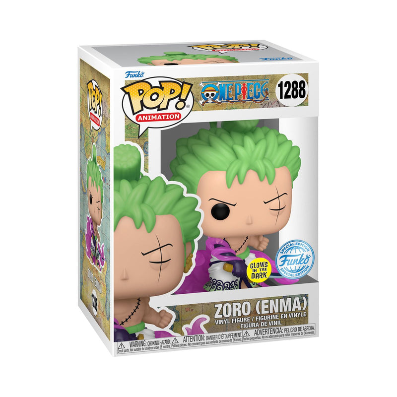 Funko Pop! Animation: One Piece - Zoro With Enma (Glows In The Dark)-(Special Edition)