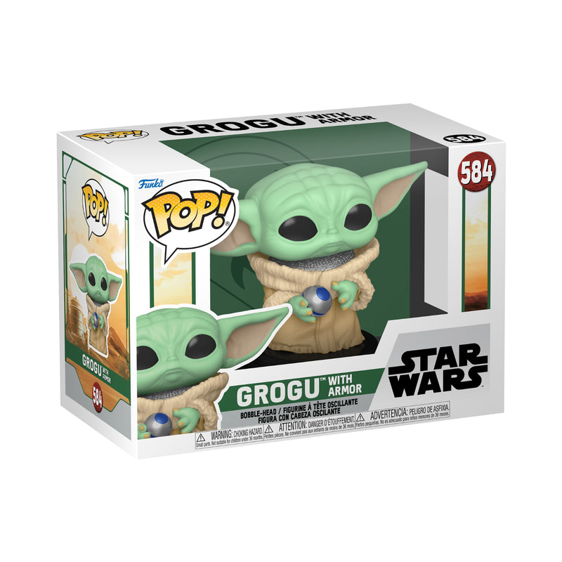 Funko Pop! Movies: Star Wars: The Book of Boba Fett - Grogu With Armor (FN-POP-00068650)