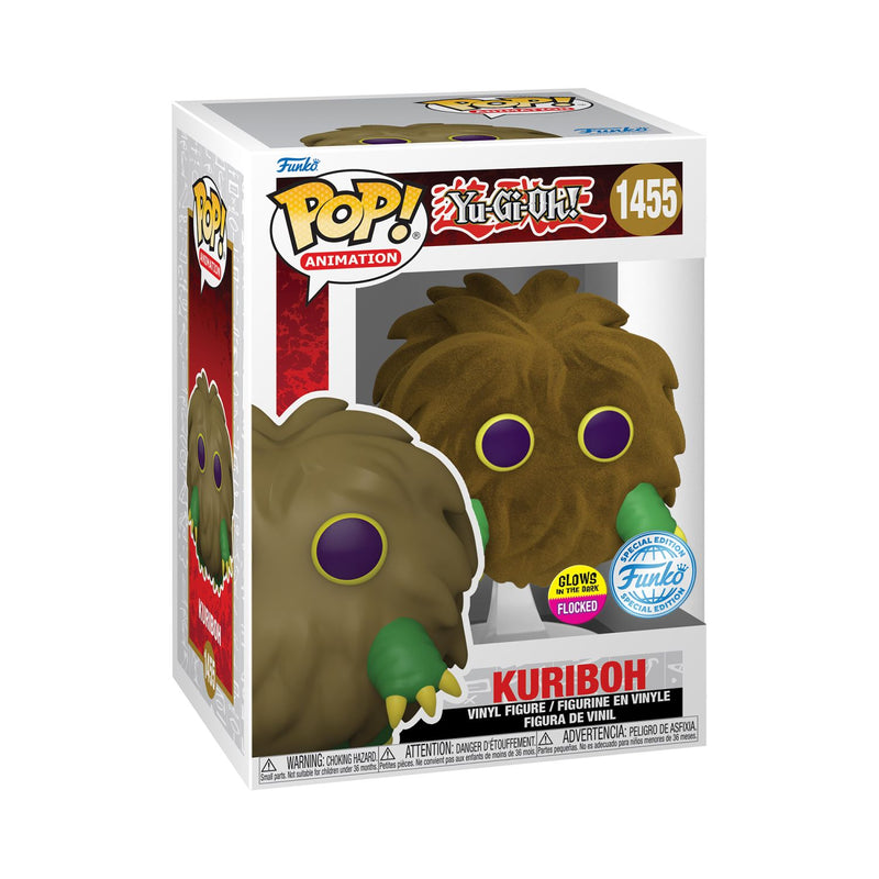 Funko Pop! Animation: Yu-Gi-Oh! - Kuriboh (Special Edition)(Glows In The Dark)(Flocked)