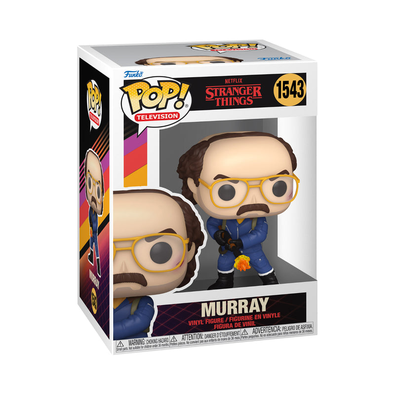 Funko Pop! Television: Netflix Stranger Things - Murray Bauman With Flamethrower (FN-POP-00074418)