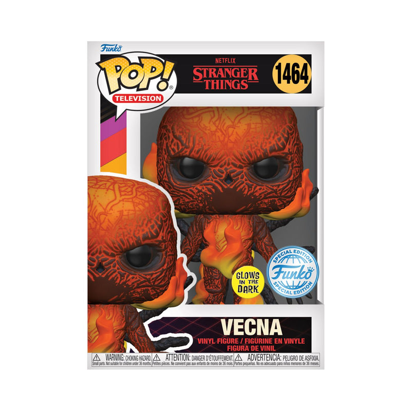 Funko Pop! Television: Netflix Stranger Things - Vecna (Glows In The Dark)-(Special Edition)