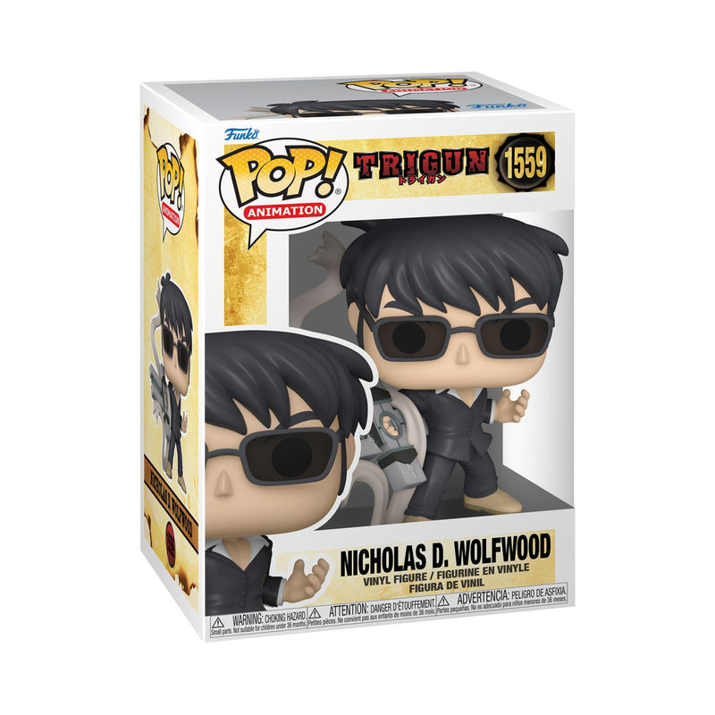 Funko Pop! Animation: Trigun - Nicholas D. Wolfwood With Punisher Cross