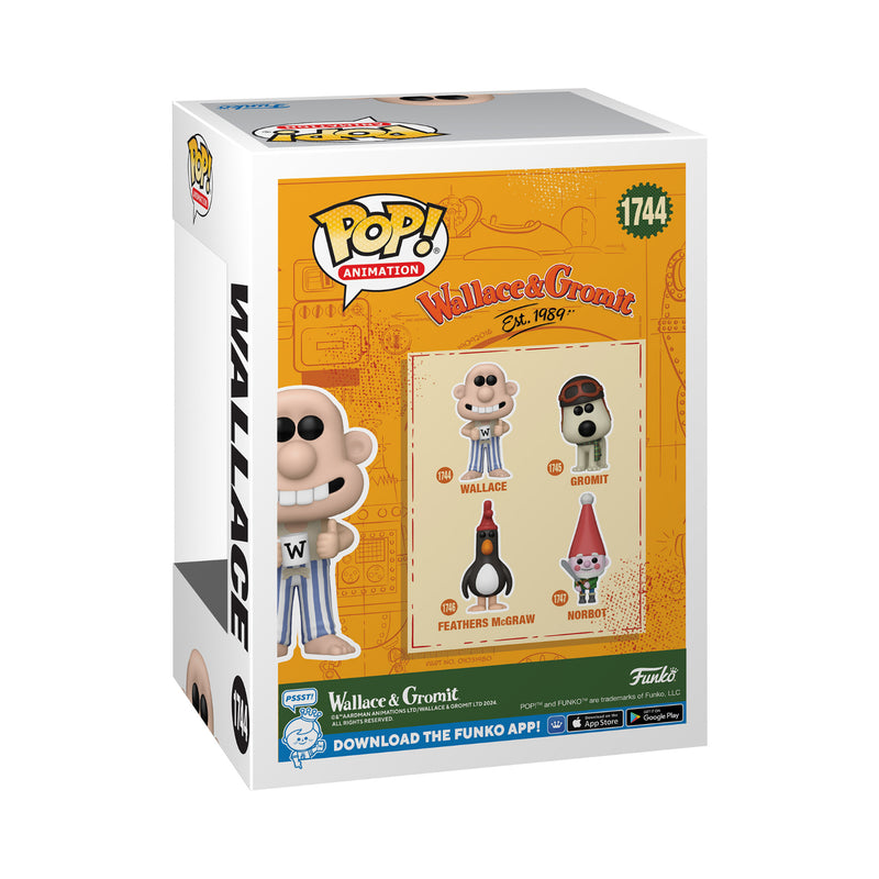 Funko Pop! Animation: Wallace & Gromit - Wallace In Pajamas (FN-POP-00079780)