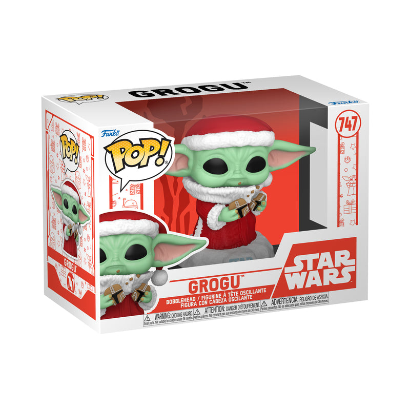 Funko Pop!: Star Wars The Mandalorian - Grogu With Christmas Cookie (Holiday) (FN-POP-00080009)