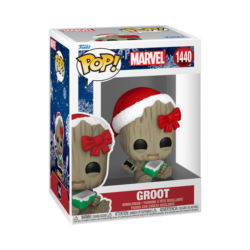 Funko Pop!: Marvel - Groot With Present (FN-POP-00080033)