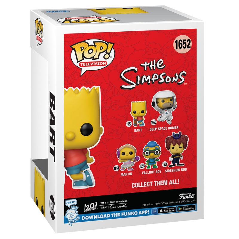 Funko Pop! Television: The Simpsons - Bart (Skateboard) (FN-POP-00080071)