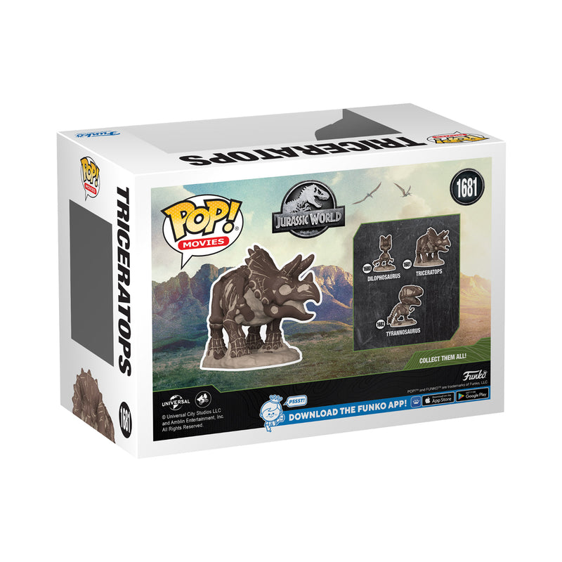 Funko Pop! Movies: Jurassic Park - Triceratops (Fossil) (FN-POP-00080224)