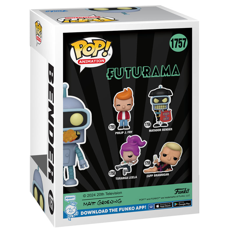 Funko Pop! Animation: Futurama - Bender (Burping) (FN-POP-00081941)