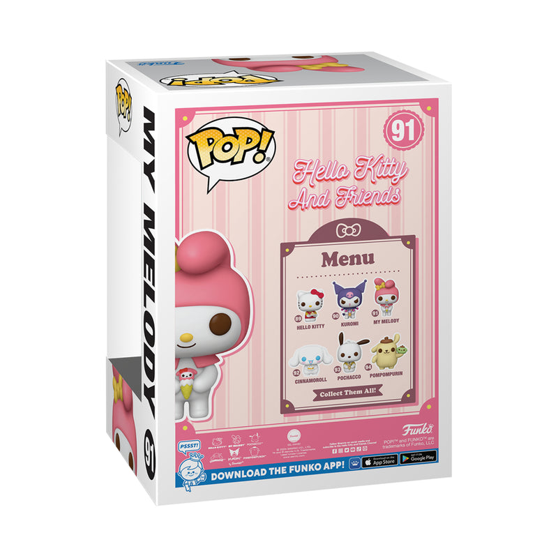 Funko Pop!: Hello Kitty And Friends - My Melody With Ice Cream (Glows In The Dark)(Special Edition) (FN-POP-00084593)