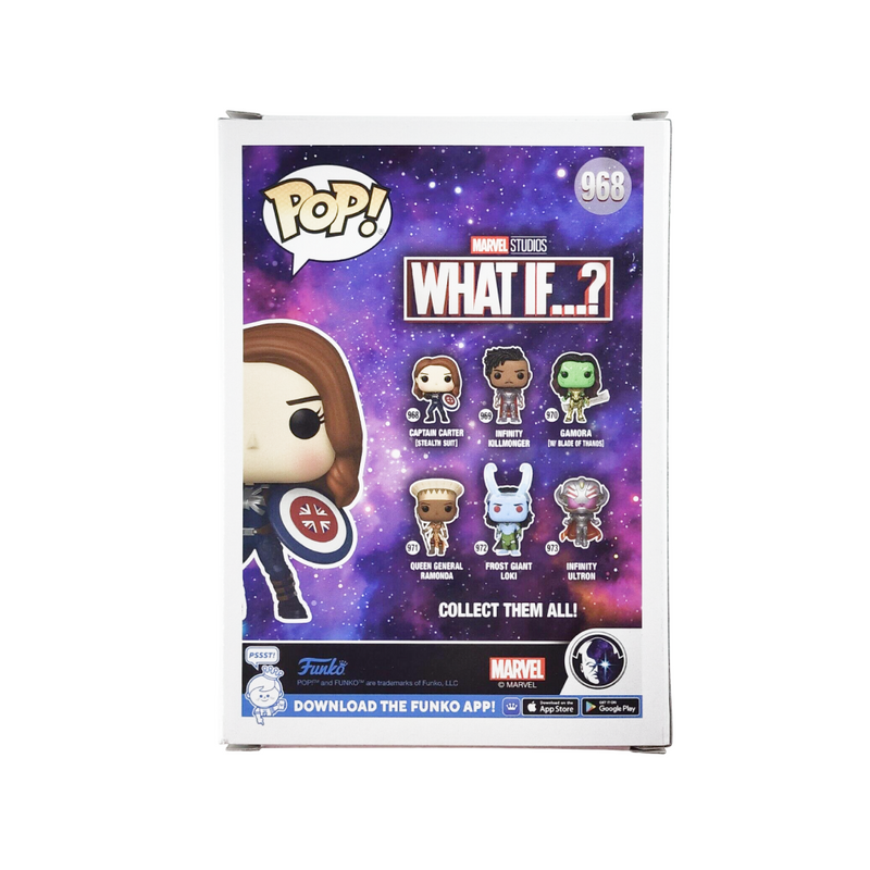 Funko Pop! Marvel:Marvel Studios What If…?-Captain Carter Stealth Suit