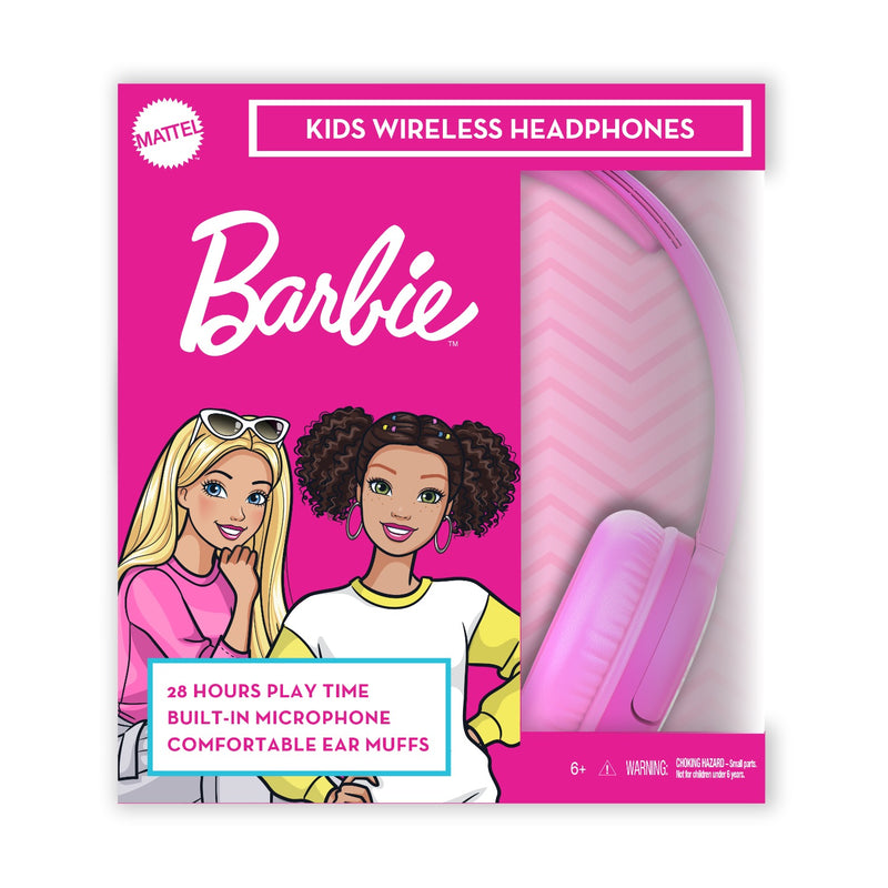 Barbie Kids Wireless Headphones - Pink (HP-6034-B)