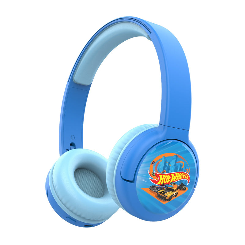 Hot Wheels Kids Wireless Headphones - Blue (HP-6034-H)