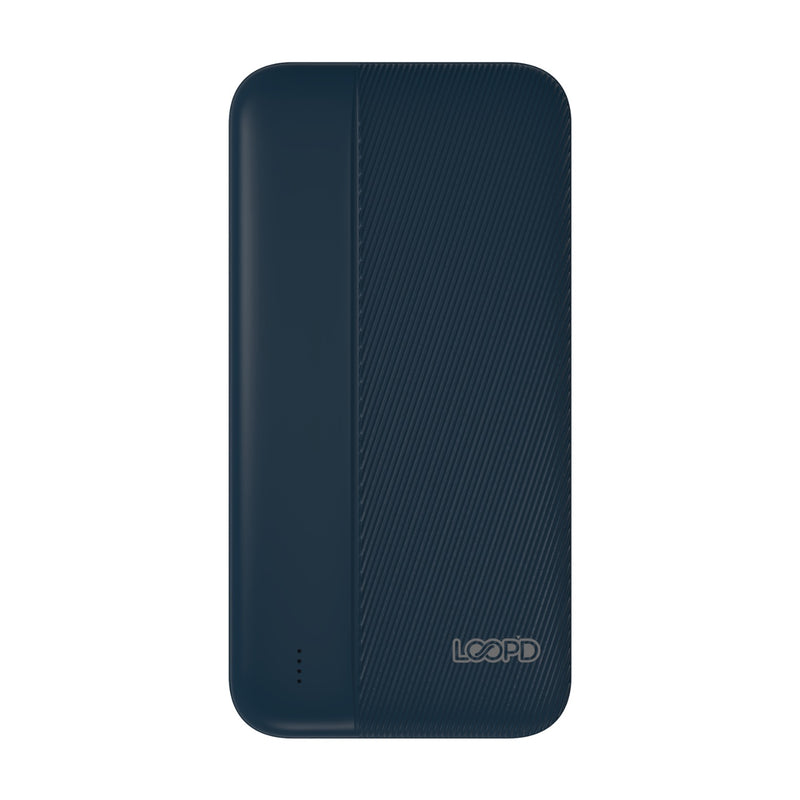 LOOPD 4LED Indicator Powerbank - 10000mAh - Navy Blue (LPPB-100004LD-N)