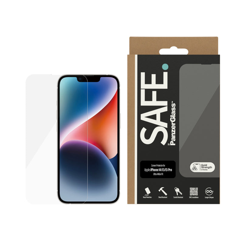 SAFE. By PanzerGlass Privacy Screen Protector Ultra Wide Fit - Apple iPhone 14 / iPhone 13 / iPhone 13 Pro (SAFE95148)