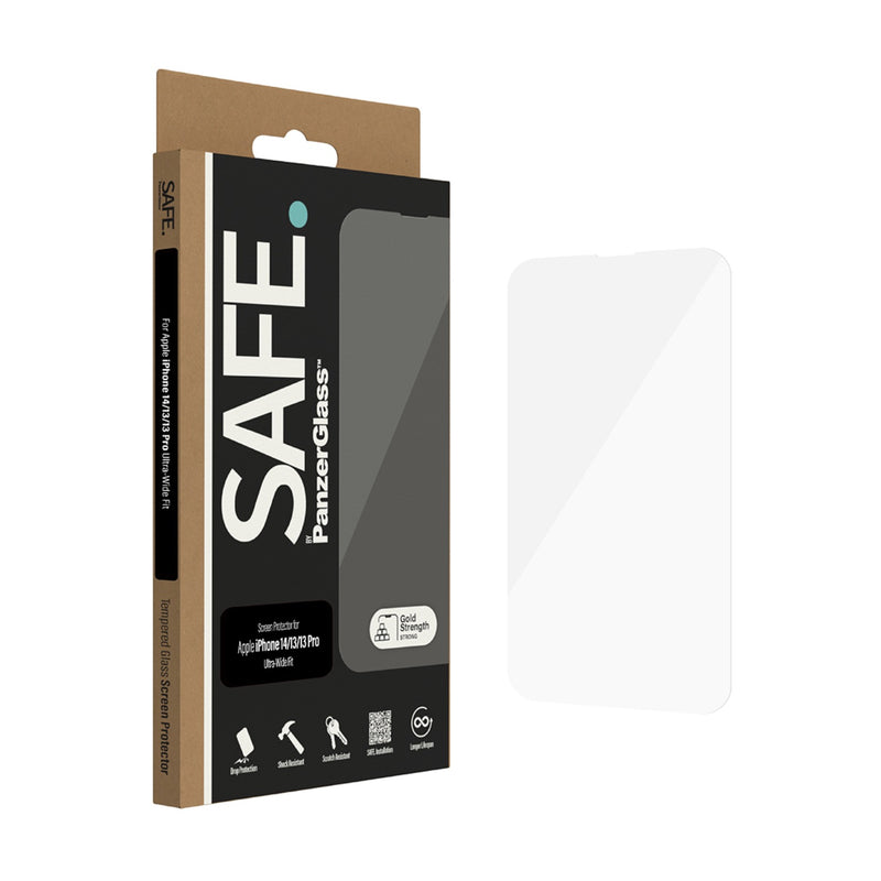 SAFE. By PanzerGlass Privacy Screen Protector Ultra Wide Fit - Apple iPhone 14 / iPhone 13 / iPhone 13 Pro (SAFE95148)