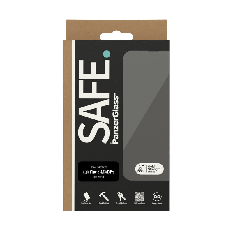 SAFE. By PanzerGlass Privacy Screen Protector Ultra Wide Fit - Apple iPhone 14 / iPhone 13 / iPhone 13 Pro (SAFE95148)