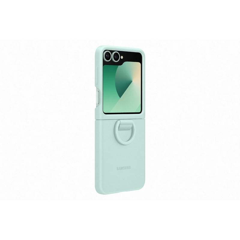 Samsung Silicone Cover With Ring - Samsung Galaxy Z Flip6 - Mint (SAM-EF-PF741TM)