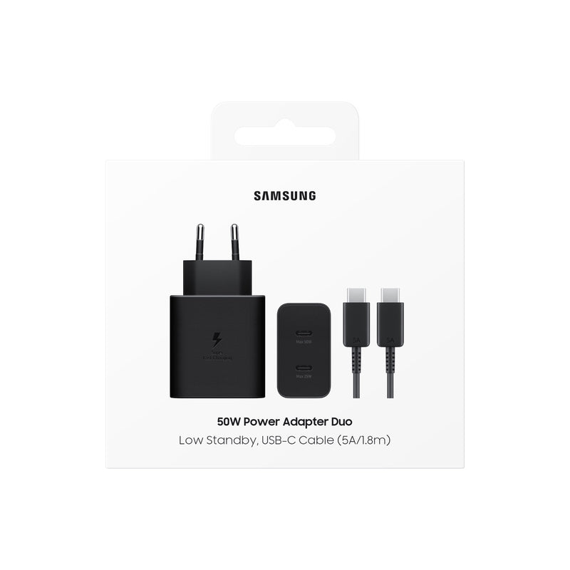 Samsung 2 Port Power Adapter - 50W - Black (SAM-EP-T5020X)