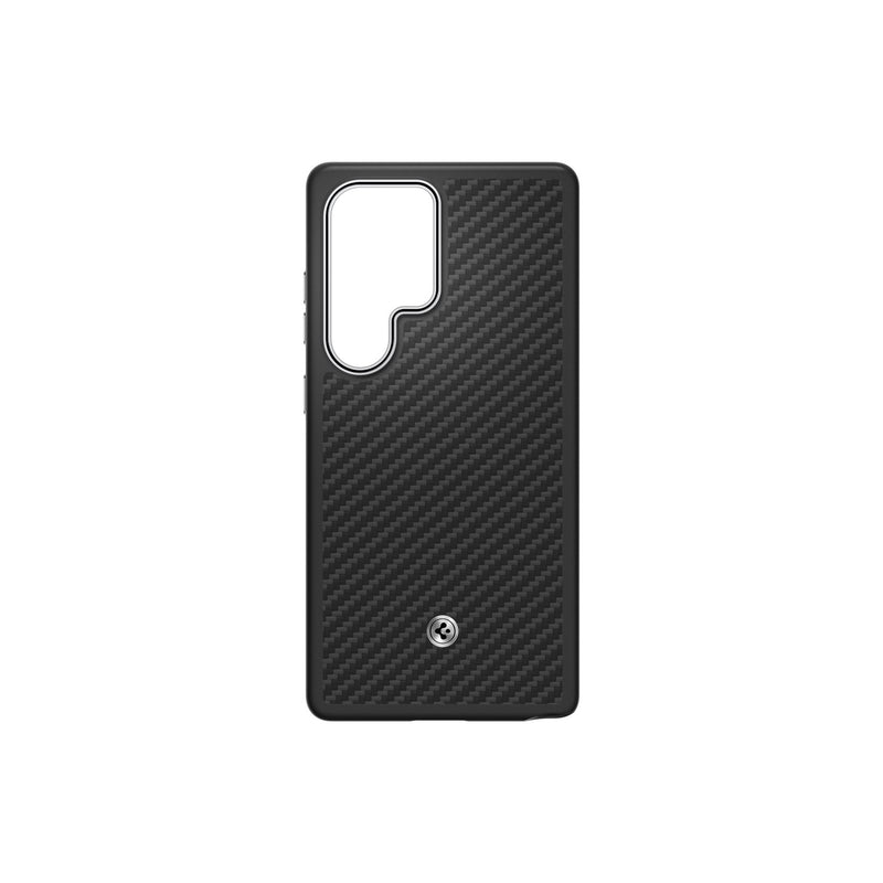 Samsung Enzo Aramid Case - Samsung Galaxy S25 Ultra - Black Silver (SAM-GP-FPS938P)