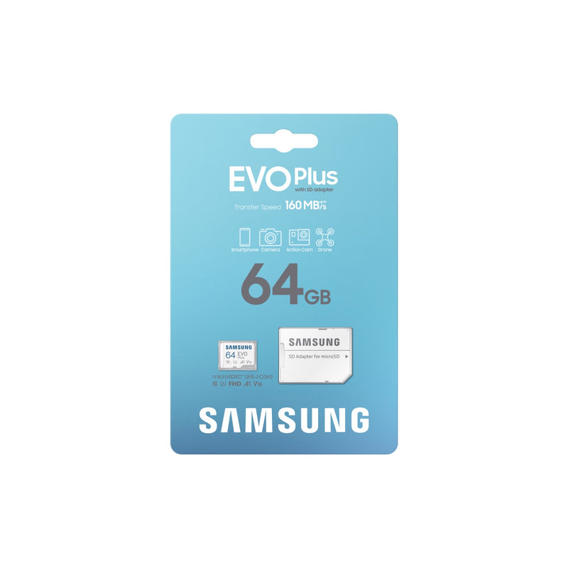 Samsung Evo Plus Memory Card - 64GB (SAM-MB-MC64SA)