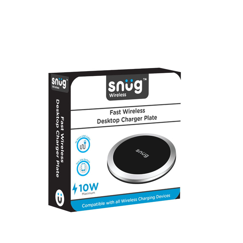 Snug Fast Wireless Desktop Charging Plate 10W