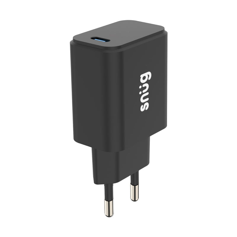 Snug 1 Port Mini PD Home Charger - 25W - Black (SNPW-1PORT25-BK)