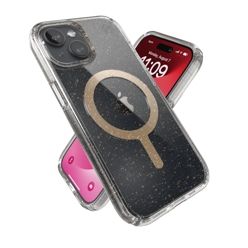 Speck Presidio Lux Glitter MagSafe Case - Apple iPhone 15 - SPK150555-3216