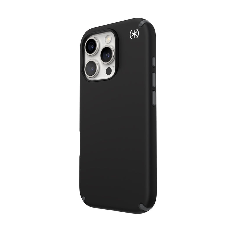 Speck Presidio2 Pro MagSafe Case - Apple iPhone 16 Pro - Black & Slate Grey (SPK150760-3205)