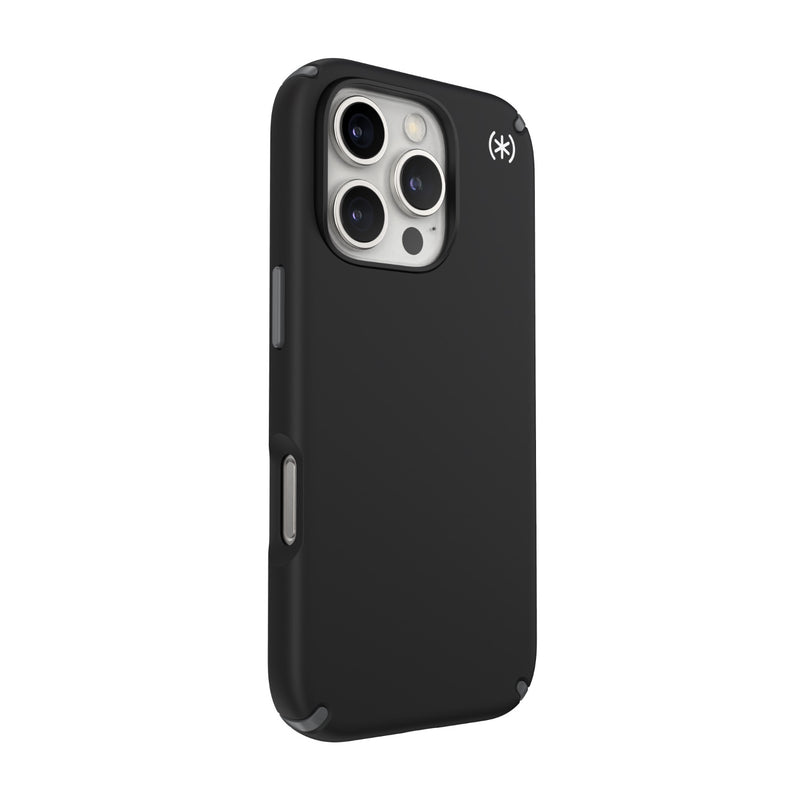 Speck Presidio2 Pro MagSafe Case - Apple iPhone 16 Pro - Black & Slate Grey (SPK150760-3205)