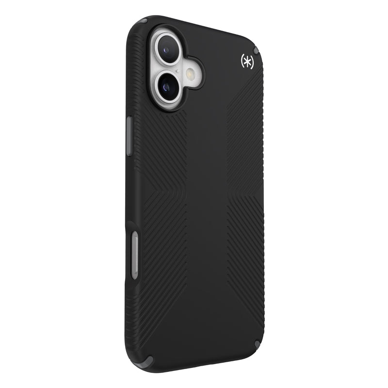 Speck Presidio2 Grip Case - Apple iPhone 16 Plus - Black & Slate Grey (SPK150777-3205)