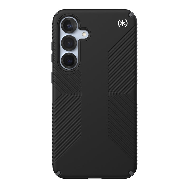 Speck Presidio2 Grip Case - Samsung Galaxy S25+ - Black & Slate Grey (SPK150886-3205)