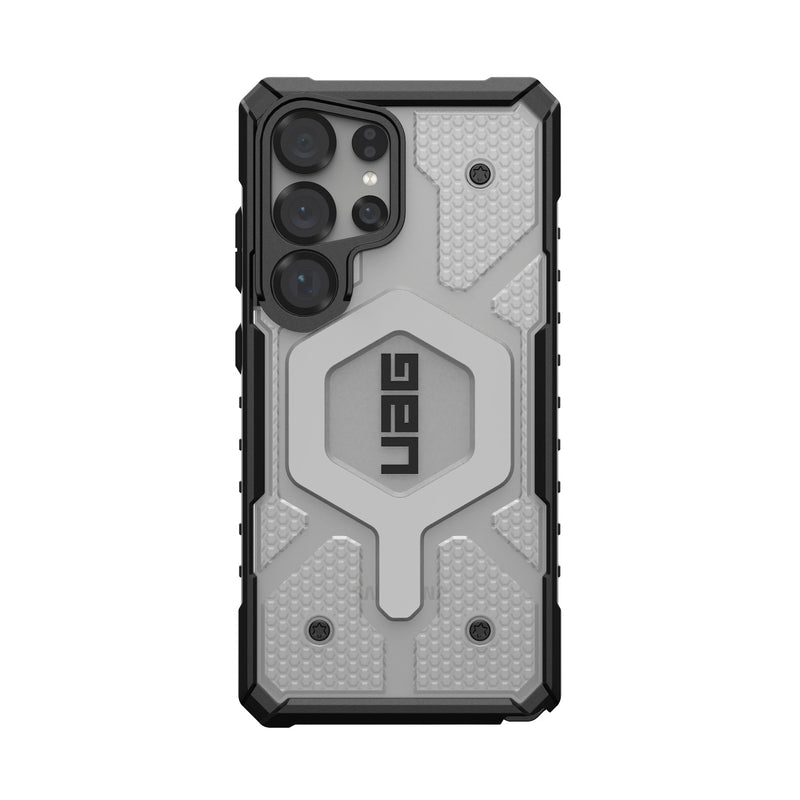 UAG Pathfinder Clear Magsafe Case - Samsung Galaxy S25 Ultra - Silver (UAG-GS25U-PCLMI)