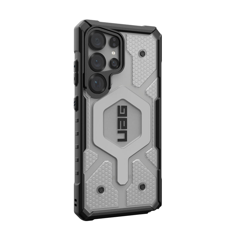 UAG Pathfinder Clear Magsafe Case - Samsung Galaxy S25 Ultra - Silver (UAG-GS25U-PCLMI)