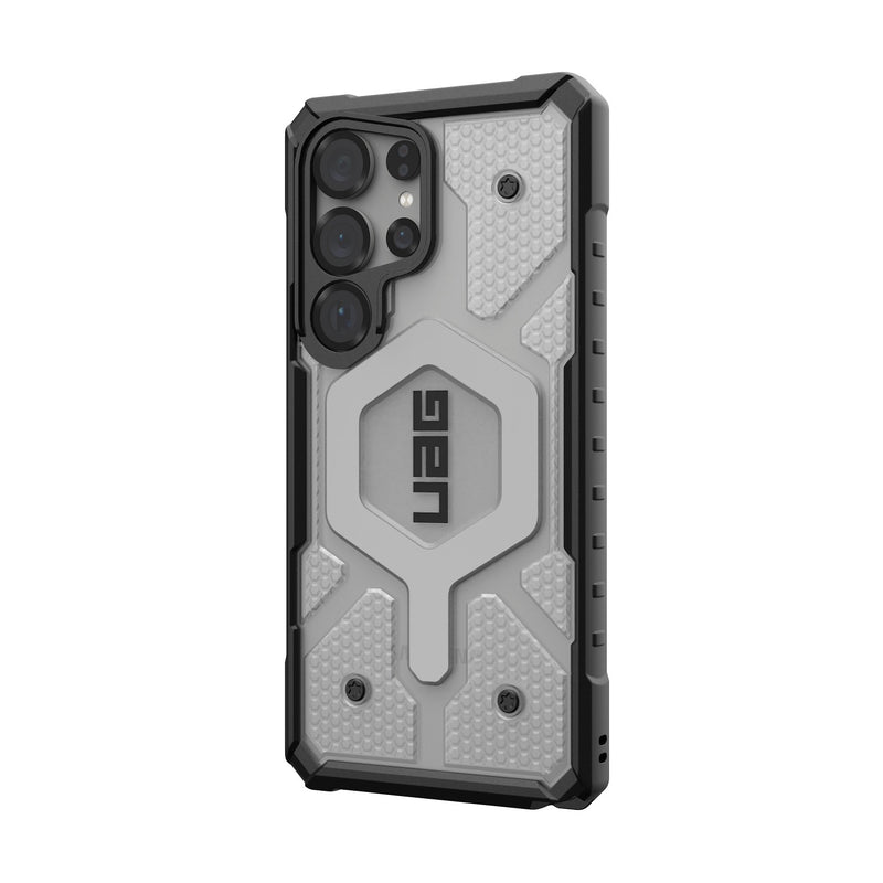 UAG Pathfinder Clear Magsafe Case - Samsung Galaxy S25 Ultra - Silver (UAG-GS25U-PCLMI)