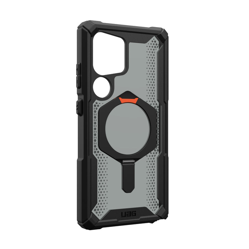 UAG Plasma XTE MagSafe Case - Samsung Galaxy S25 Ultra - Black & Orange (UAG-GS25U-PXTEB)