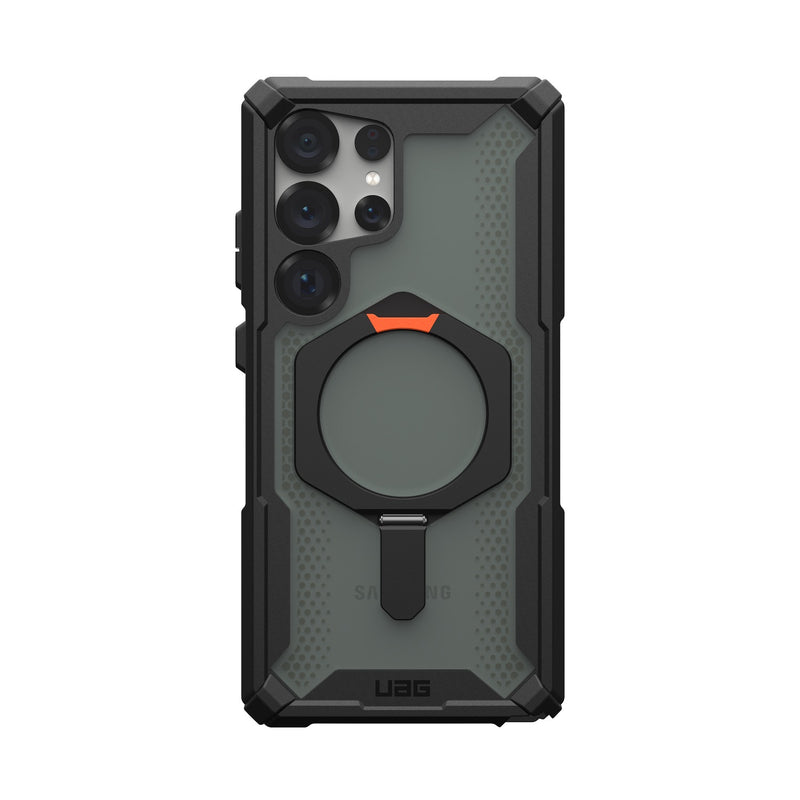 UAG Plasma XTE MagSafe Case - Samsung Galaxy S25 Ultra - Black & Orange (UAG-GS25U-PXTEB)