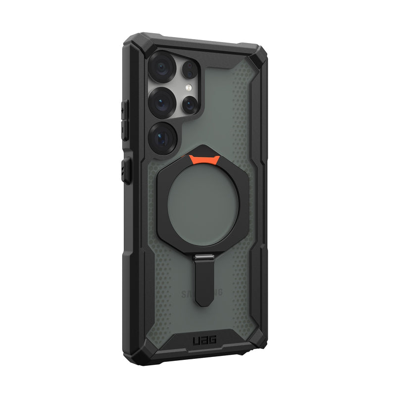 UAG Plasma XTE MagSafe Case - Samsung Galaxy S25 Ultra - Black & Orange (UAG-GS25U-PXTEB)