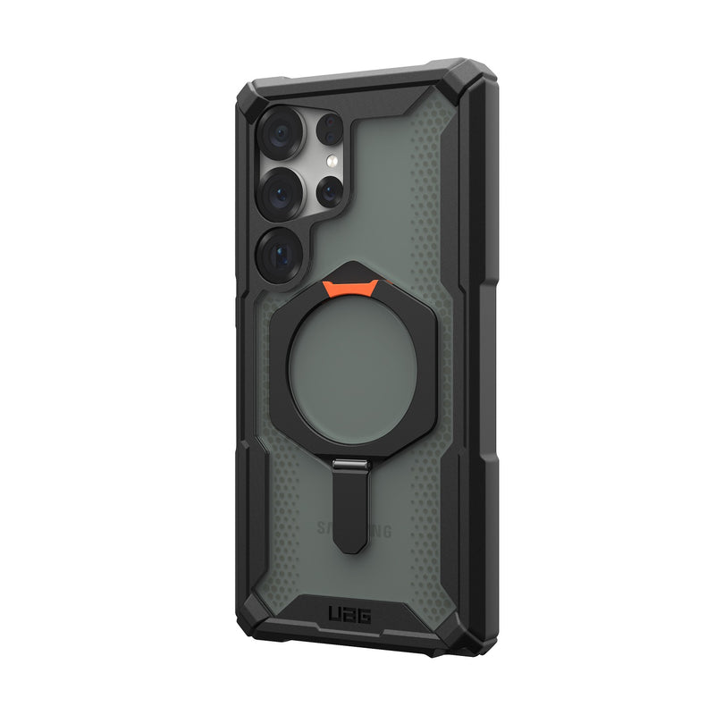 UAG Plasma XTE MagSafe Case - Samsung Galaxy S25 Ultra - Black & Orange (UAG-GS25U-PXTEB)