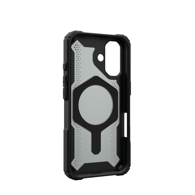 UAG Plasma XTE MagSafe Case - Apple iPhone 16 - Black & Orange (UAG-I16-PXTEB)