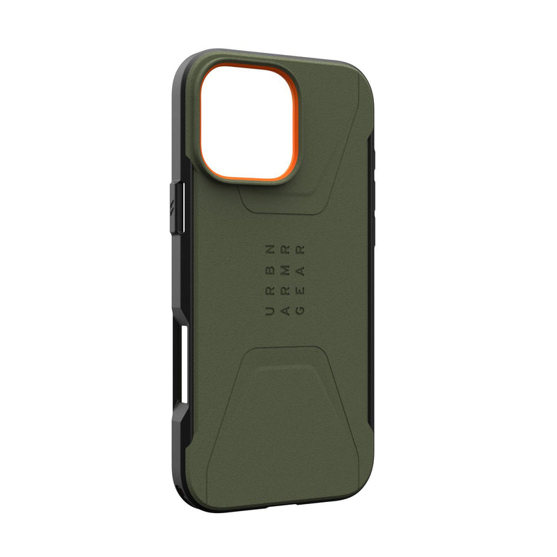 UAG Civilian Magsafe Case - Apple iPhone 16 Pro Max - Olive Drab (UAG-I16PM-CIVO)