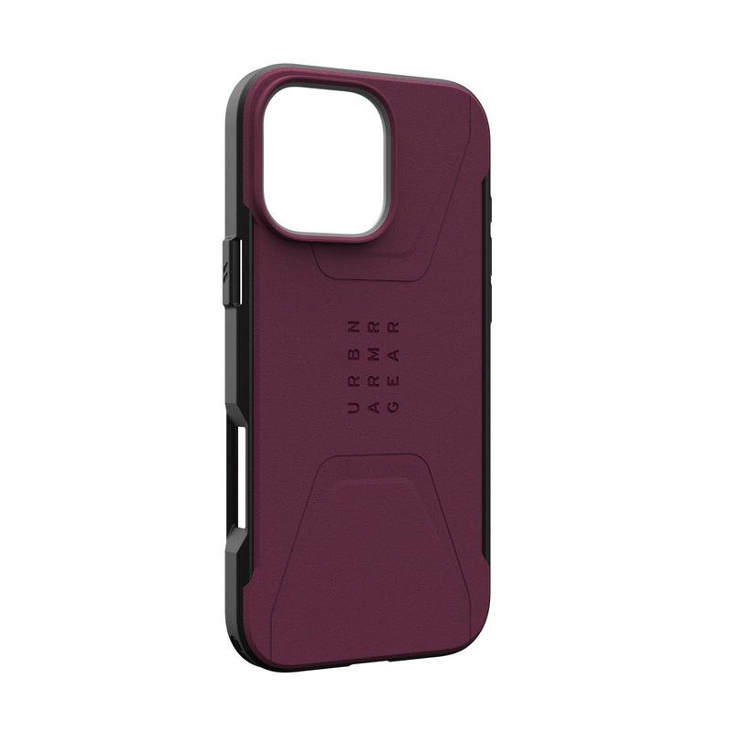 UAG Civilian Magsafe Case - Apple iPhone 16 Pro Max - Bordeaux (UAG-I16PM-CMBX)